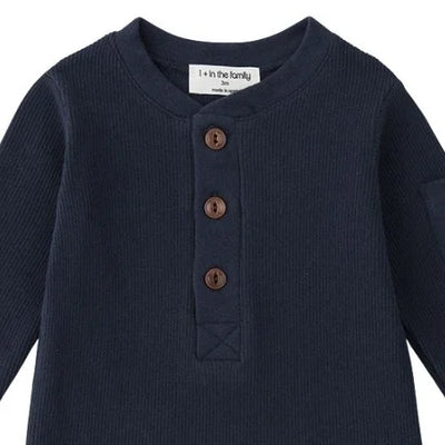 Cuneo Henley T-shirt - Blue