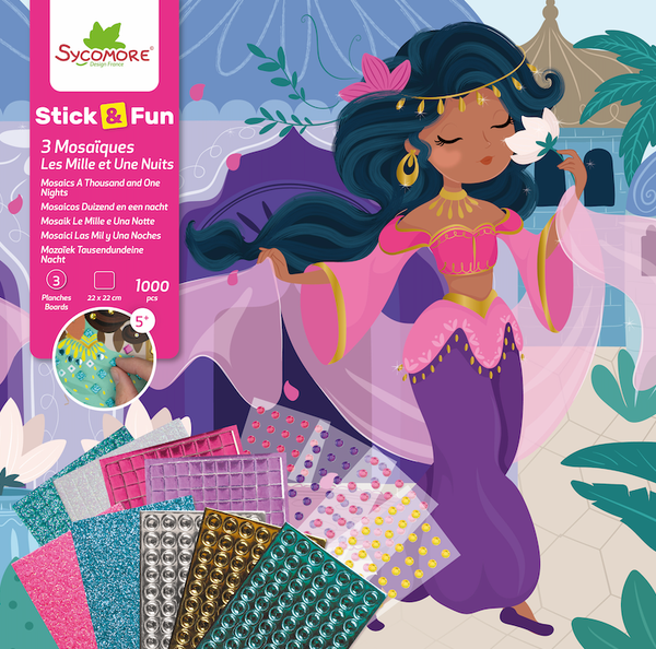 Stick 'n Fun Mosaic Tales From Around the World Kit