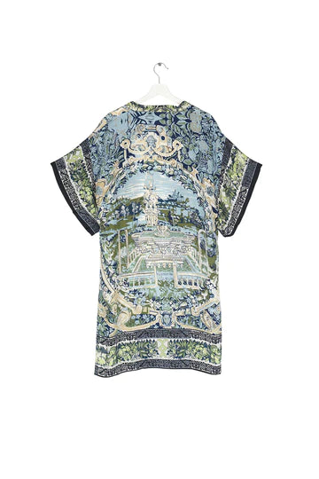 Tapestry Sea Mid Kimono