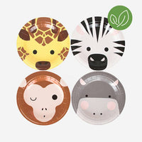 Paper Plates - Mini Safari
