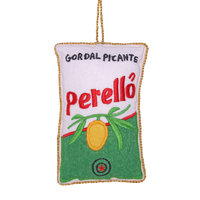 Perelló Olives Embroidered Decoration