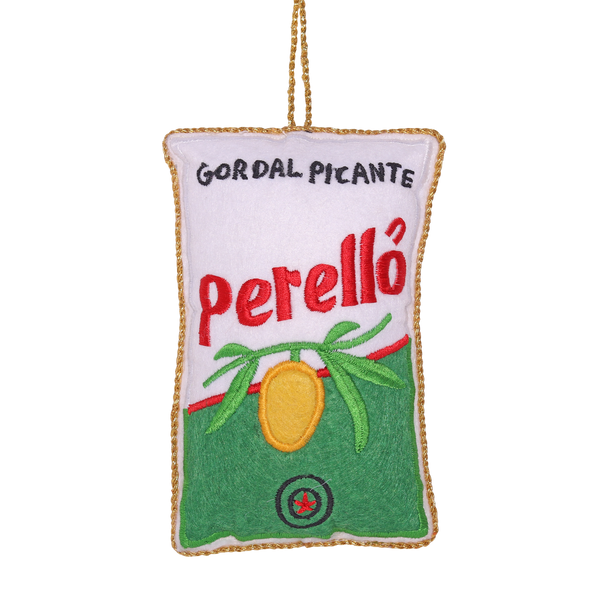 Perelló Olives Embroidered Decoration