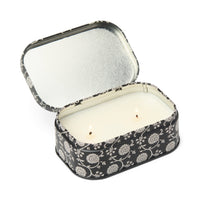 Cherie Printed Tin Candle - Black Fig & Olive