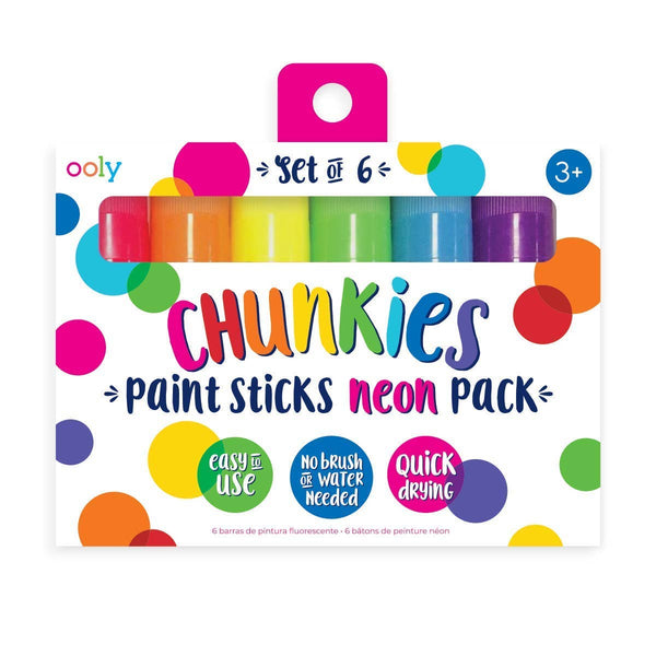 Ooly Chunkies: Paint Sticks Neon Pack