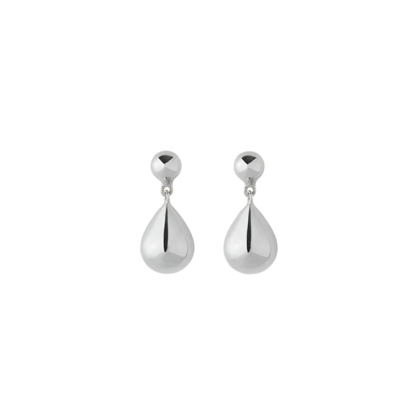 Driplet Earrings - Recycled Silver