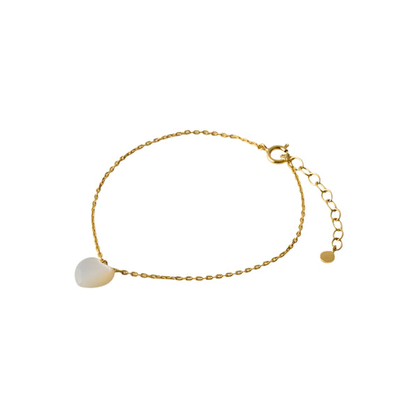 Ocean Heart Bracelet - Gold Plated
