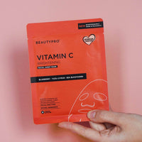 VITAMIN-C Brightening Sheet Mask - 100% Biodegradable