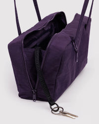 Nylon Bowler Bag - Fig