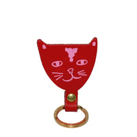 Cat Key Fob - Red