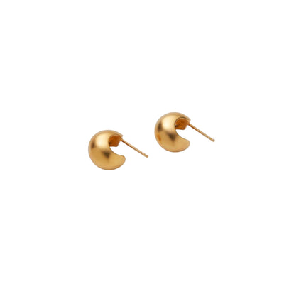 Small Echo Hoops - Gold