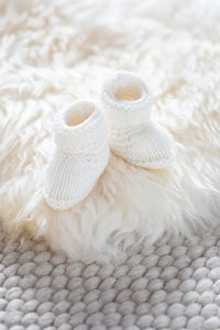 Baby Booties - Natural