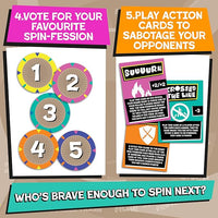 Spin-Fessions Board Game