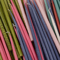 Thin Taper Candles in Orchid Pink - Set of 12