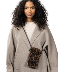 Malinna Phonebag - Print Brown