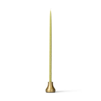 Thin Taper Candleholders in Old Gold - Set of 6