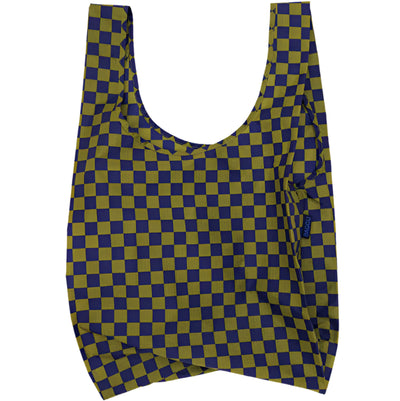 Standard Baggu- Pear Navy Check