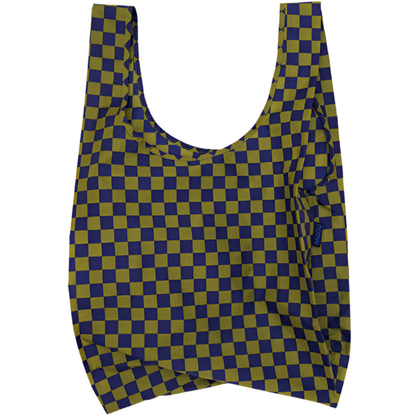 Standard Baggu- Pear Navy Check