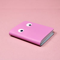 Ark Colour Design - Googly Eye Mini Leather Notebook: Black