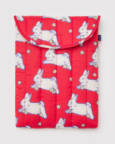 Puffy Laptop Sleeve 16” - Bunnies