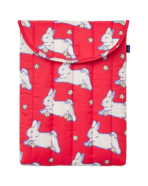Puffy Laptop Sleeve 16” - Bunnies