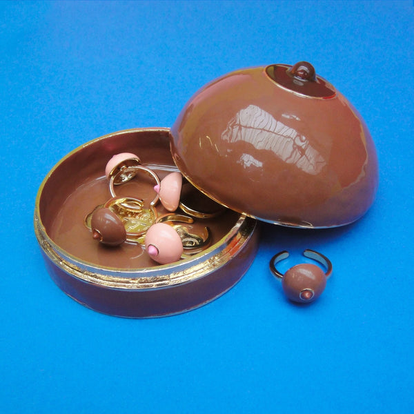 Cou Cou Suzette - Dark Boob Jewel Dish