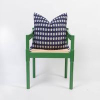 Cotton Woven Throw Pillow/Cushion Cover: Hila Cobalt