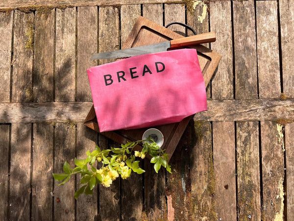 Beeswax Bread Bag - Pink