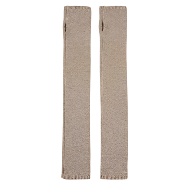 Woona Arm Warmer - Dark Beige Melange