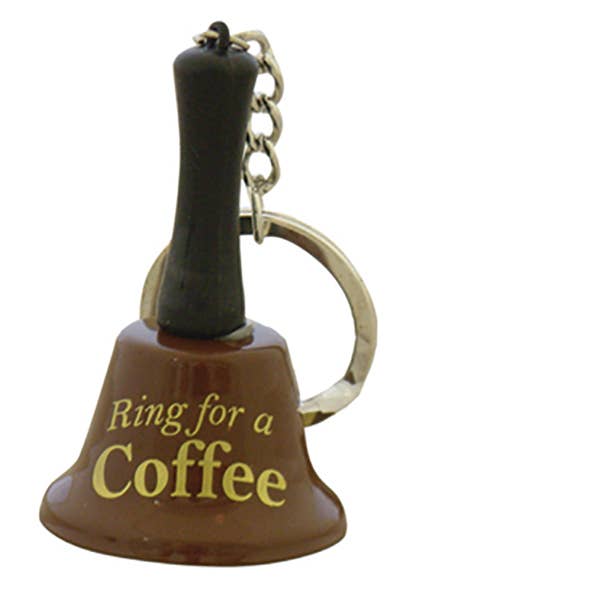 Keychain Bell - Ring For Coffee