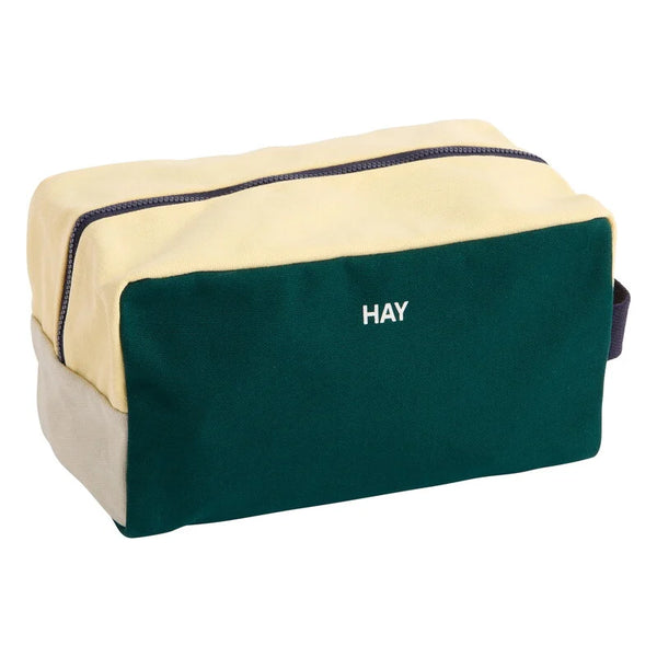 Wash Bag - Medium - Dark Green Multi