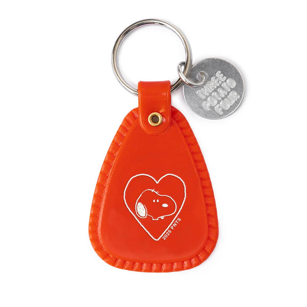 Peanuts Valentine Keychain - Snoopy Heart Saddle