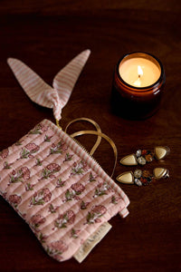 Zipped Pouch - Set of 2 - Floral Blush