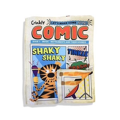 Crinkly Cloth Newspaper - Music Comic
