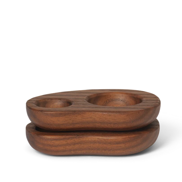 Cairn Egg Holder - Set of 2 - Dark Brown