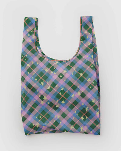Standard Baggu - Green Star Plaid