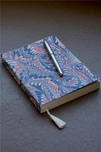 A5 Ruled Notebook - Twisted Scallops Hydrangea
