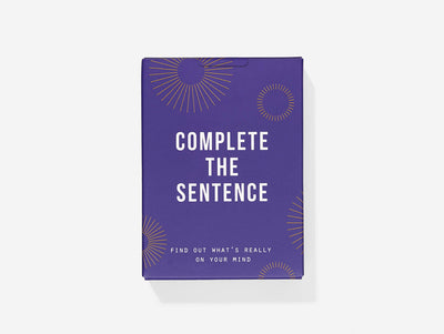 Complete The Sentence Cards