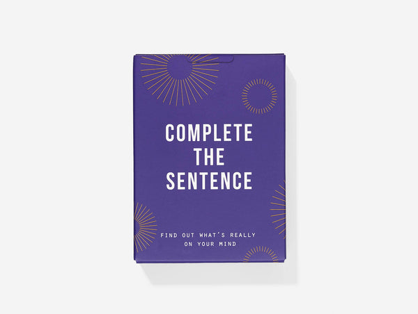 Complete The Sentence Cards