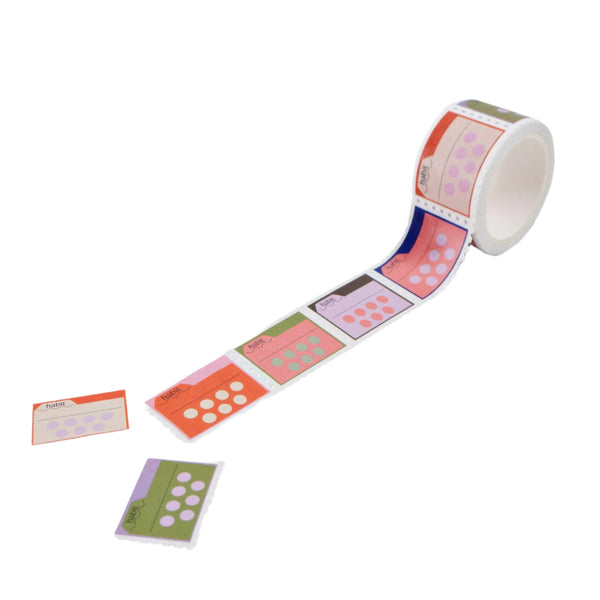 Habit Tracker Stamp Washi Tape