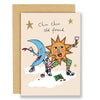 Eat the Moon - Birthday card- Chin chin- gold foil (NEW)