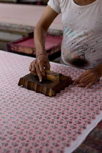 Zipped Pouch - Set of 2 - Floral Blush