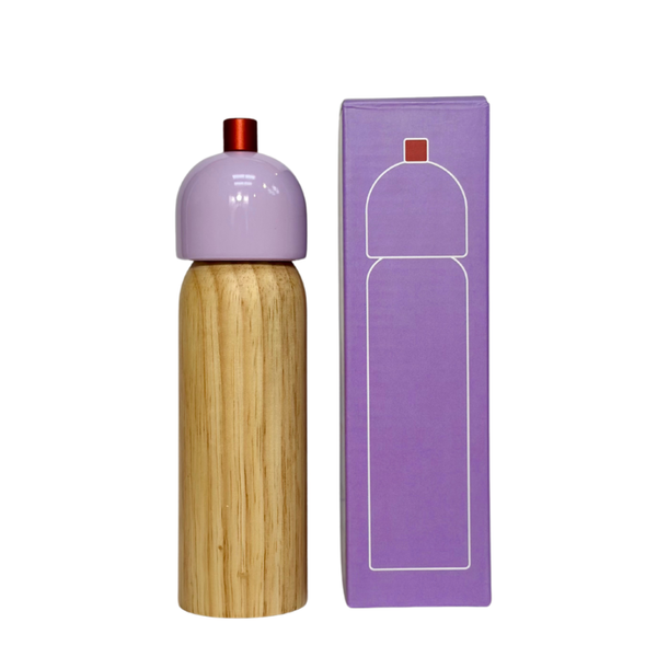 Salt & Pepper Grinder - Lilac & Red - Medium