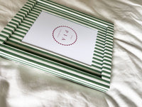 Green Vanguard Stripe Frame: 10x8in (7x5in)