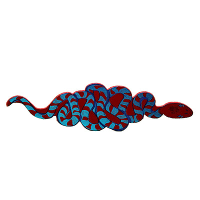 Snake Bookmark - Dark Red