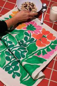 Wildflower Tea Towel