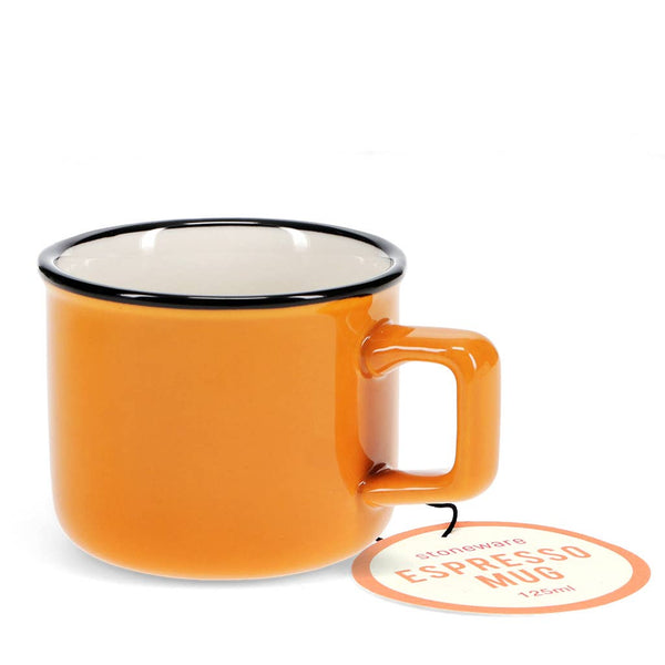 Stoneware Espresso Mug - Orange