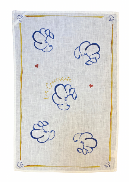 Croissants! Tea Towel