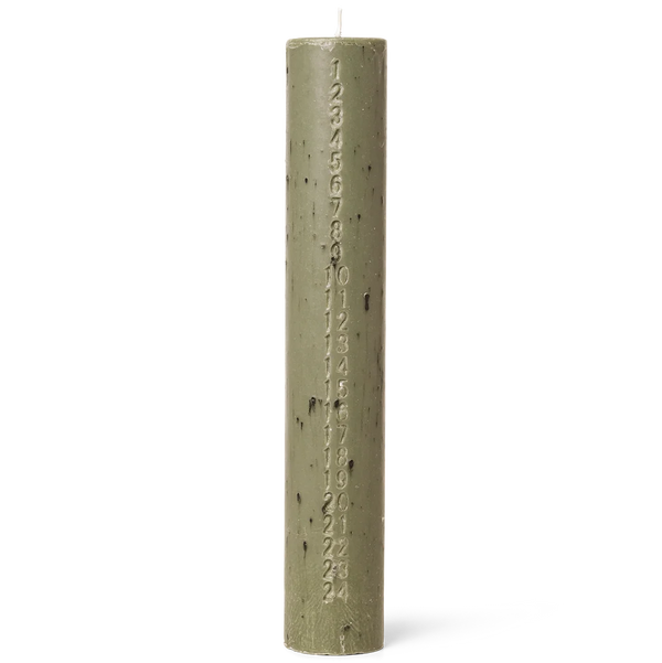 Mura Advent Candle - Artichoke Green