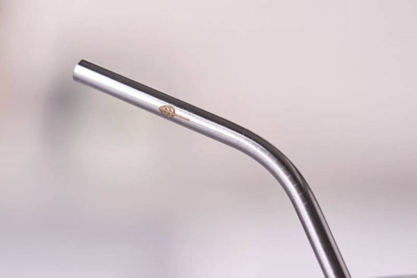 Stainless Steel Bent Drinking Straws - Individual