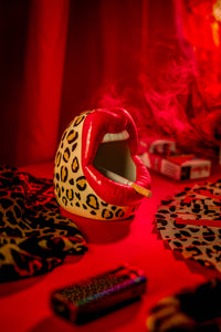 Boca Ashtray / Leopard Multipurpose Container